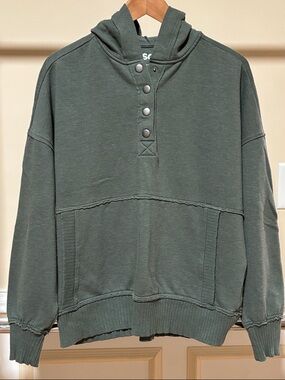 SO Green Lounge Life Tunic Hoodie